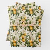 Lemon Zest Wrapping Paper Geschenkpapier Set (Beispiel)