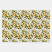 Lemon Zest Wrapping Paper Geschenkpapier Set (Vorderseite)