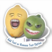 Lemon, Zester and Lime Aufkleber (Vorderseite)