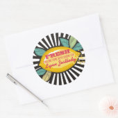 Lemon Zweig Groovrochen Koch Catering Bäckerei Runder Aufkleber (Umschlag)