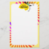 Lemon Zweig Groovrochen Menü Letterhead (Vorderseite)