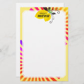 Lemon Zweig Groovrochen Menü Letterhead (Vorne/Hinten)