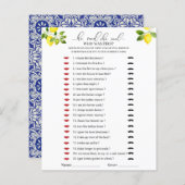 Lemon Zweig und blaues Mosaik Er sagte, sie sagte  (Vorne/Hinten)