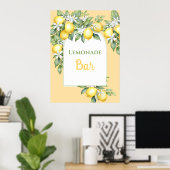 Lemonade Bar Birthday Poster (Heimbüro)