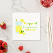 Lemonade Birthday Party Serviette (Beispiel)