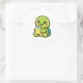 Lemonade Break Runder Aufkleber (Tasche)