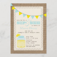 Lemonade Burlap Sip und sehen Baby Boy