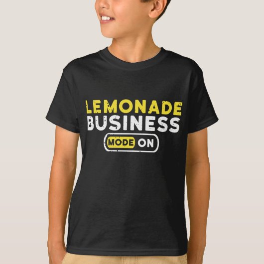 Lemonade Business Mode auf Sommer-Fruchtsaft T-Shirt (Vorderseite)