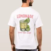 Lemonade Cheaper Funny Summer Drink cocktail T-Shirt (Rückseite)