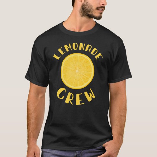 Lemonade Crew - Funny True Lemon Juice Stand Squad T-Shirt (Vorderseite)