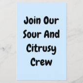 Lemonade Crew - Kawaii Peace Hand und Sonnenbrille Flyer (Hinten)