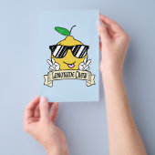 Lemonade Crew - Kawaii Peace Hand und Sonnenbrille Flyer (Handgriff)