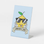 Lemonade Crew - Kawaii Peace Hand und Sonnenbrille Sockelschild (Vorderseite)
