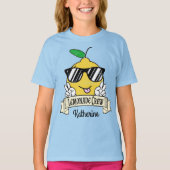 Lemonade Crew - Kawaii Peace Hand und Sonnenbrille T-Shirt (Vorderseite)