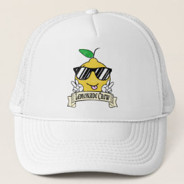 Lemonade Crew - Kawaii Peace Hand und Sonnenbrille Truckerkappe