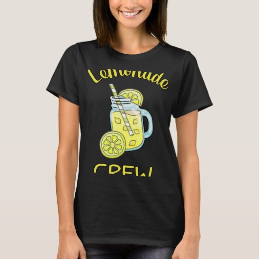 Lemonade Crew Lemonade Stand Chef Fun Entrepre T-Shirt (Vorderseite)