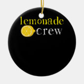 Lemonade Crew Niedlich Lemonade Stand Workers Keramik Ornament (Vorne)