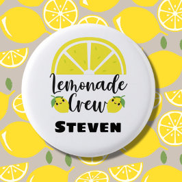 Lemonade Crew Personalisiert Lemonade Stand Button