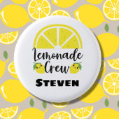 Lemonade Crew Personalisiert Lemonade Stand Button
