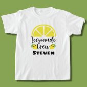 Lemonade Crew Personalisiert Lemonade Stand T-Shirt