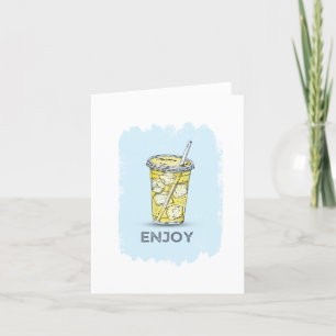 Lemonade Enjoy Card Dankeskarte