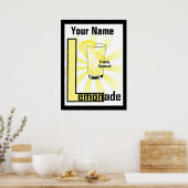 Lemonade Freshly Squeeeeze Custom Poster (Küche)