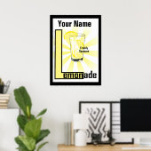 Lemonade Freshly Squeeeeze Custom Poster (Heimbüro)
