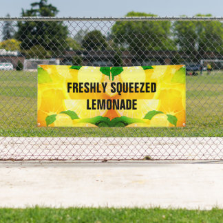 Lemonade Freshly Squeeze Banner