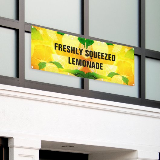 Lemonade Freshly Squeeze Banner (Äußeres Gebäude)