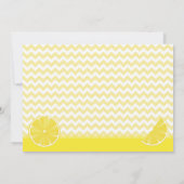 Lemonade Geburtstagsparty Einladung (Rückseite)