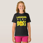 Lemonade Girl Boss Lemonade Stand Boss Limonade T-Shirt (Vorne ganz)