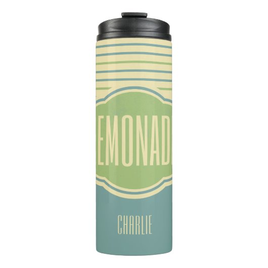 "Lemonade" individuelle Name tumbler Thermosbecher (Vorderseite)