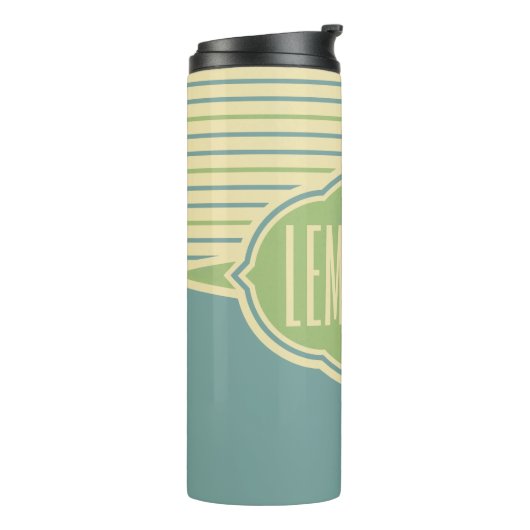 "Lemonade" individuelle Name tumbler Thermosbecher (Nach links gedreht)