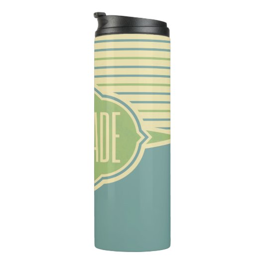 "Lemonade" individuelle Name tumbler Thermosbecher (Nach rechts gedreht)