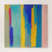 "Lemonade Lullaby" Abstrakte Kunst Puzzle (Horizontal)