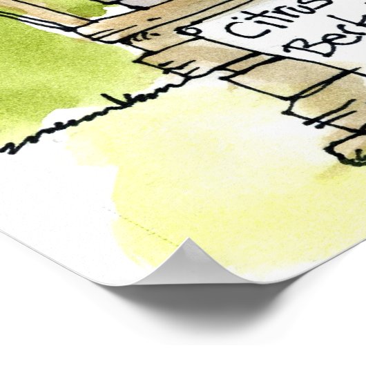 Lemonade Mega Mogul Funny Poster (Ecke)