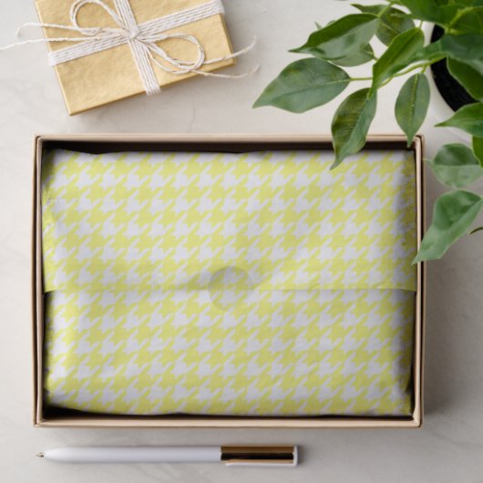 Lemonade Modern Hahnentrittmuster Seidenpapier (Geschenk)