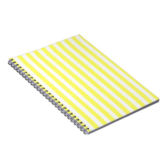 Lemonade Modern Stripes Notizblock (Rechte Seite)