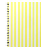 Lemonade Modern Stripes Notizblock (Vorderseite)