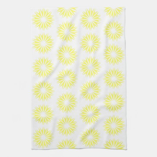 Lemonade Modern Sunburgs Geschirrtuch (Vertikal)