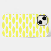 Lemonade Modernes Oval Case-Mate iPhone Hülle (Rückseite (Horizontal))