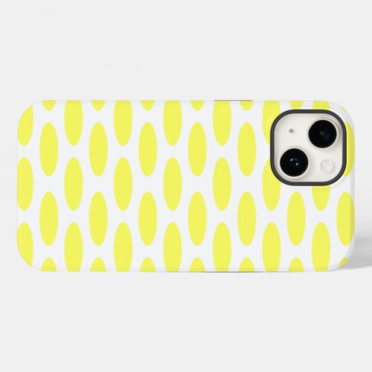 Lemonade Modernes Oval Case-Mate iPhone Hülle (Rückseite (Horizontal))