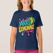 Lemonade Neon Pop-Art-Logo T-Shirt (Vorderseite)