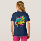 Lemonade Neon Pop-Art-Logo T-Shirt (Schwarz voll)