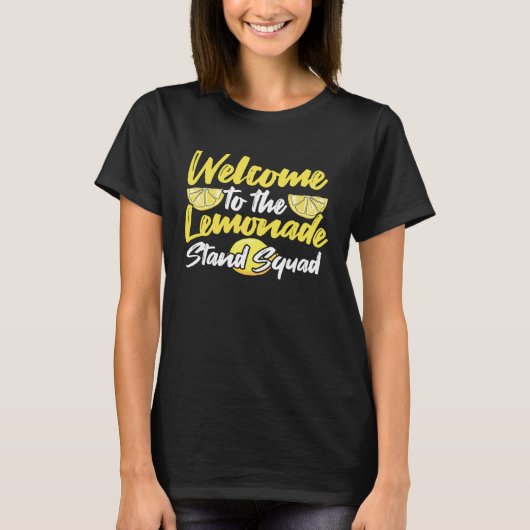 Lemonade Nerd Lemonade Stand Security Lemonade S T-Shirt (Vorderseite)