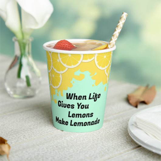 Lemonade Paper Cup Pappbecher (In Situ)