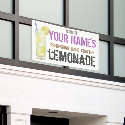 Lemonade Personalisiert Banner (Äußeres Gebäude)