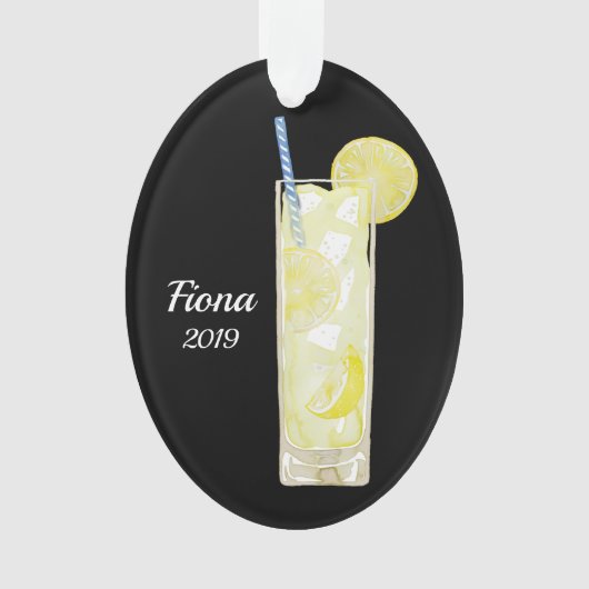 Lemonade Personalisiert Ornament (Vorderseite)