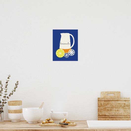Lemonade Pitcher Poster Art (Küche)