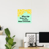 Lemonade Poster (Heimbüro)